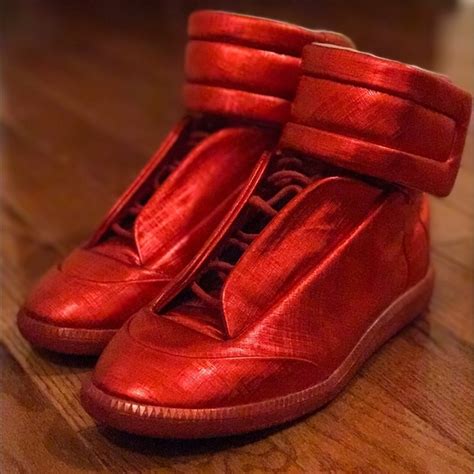 red margiela shoes|maison margiela future shoes.